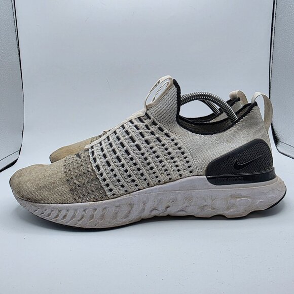 Nike React Phantom Run Flyknit 2 Oreo Mens Size 10.5 White Shoes CJ0277-100